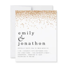 Confetti Glitter Casamento Dourado de Orçamento Co