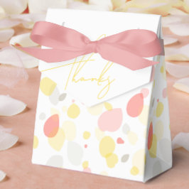 Confetti pétalas flores obrigados caixa de casamen