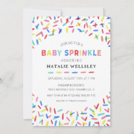 Confetti Sprinkles Baby Sprinkle Convite