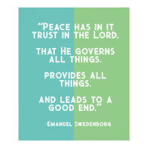 Confiança Colorida no Senhor Poster