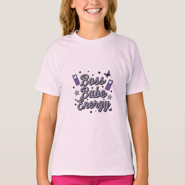 Confiança é Bom – Boss Babe Camiseta (Frente)