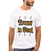 Confiança em Deus, camiseta inspiradora - alimenta