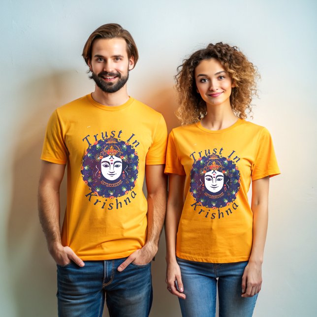 Confiança na camiseta inspiracional Krishna (Criador carregado)