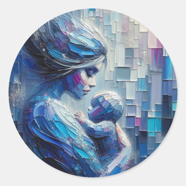 Confiando em sua mãe e em seus adesivos de arte in (Frente)