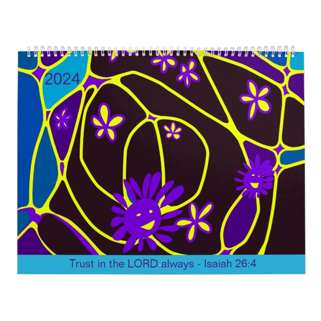 Confiar No Calendário Do LORD Always - Isaiah 26:4 (Capa)