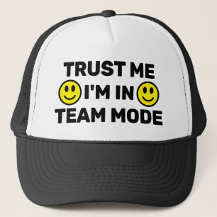Confie em Mim - Estou no Modo Equipe™ Boné de Cami