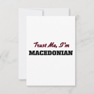 Confie em mim, sou macedônio