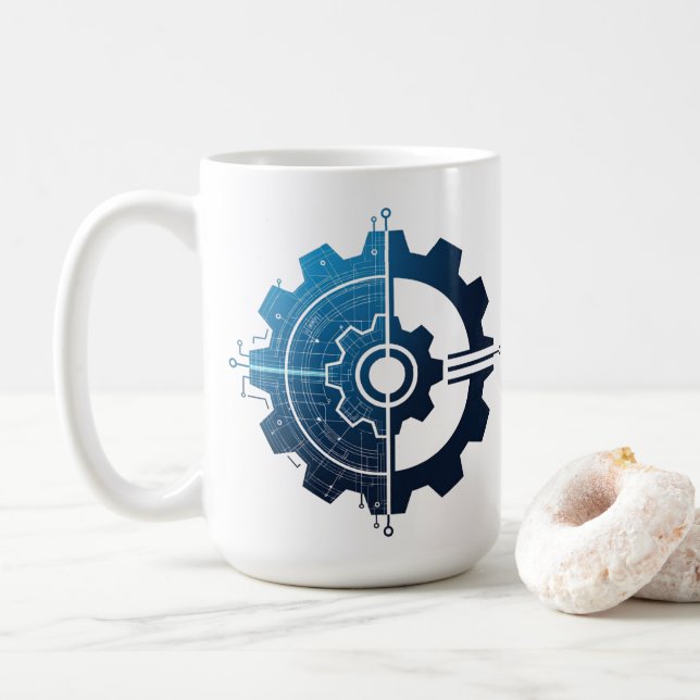 Confie em Mim, Sou um Engenheiro – Caneca de Café  (Com Donut)