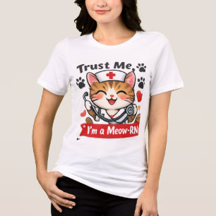 Confie em Mim Sou uma Enfermeira Meow-RN Divertida