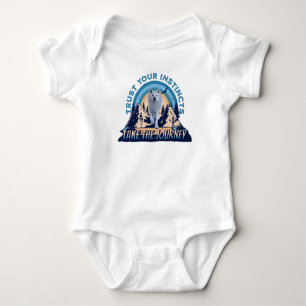 Confie em Seu Instinto Camiseta Arctic Wolf
