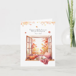 Confie em si próprio Cartão de Nota de outono