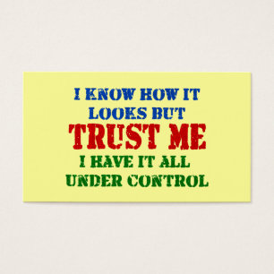 Confie-me -- Tudo sob o controle