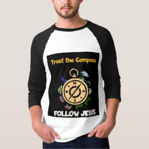 Confie na Bússola - Siga a camisa cristã de Jesus