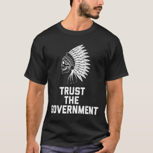 Confie na camiseta T essencial do Governo