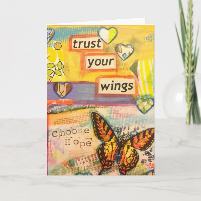 confie no seu cartão de asas (Frente)