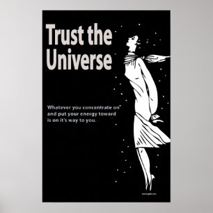 Confie o poster do universo