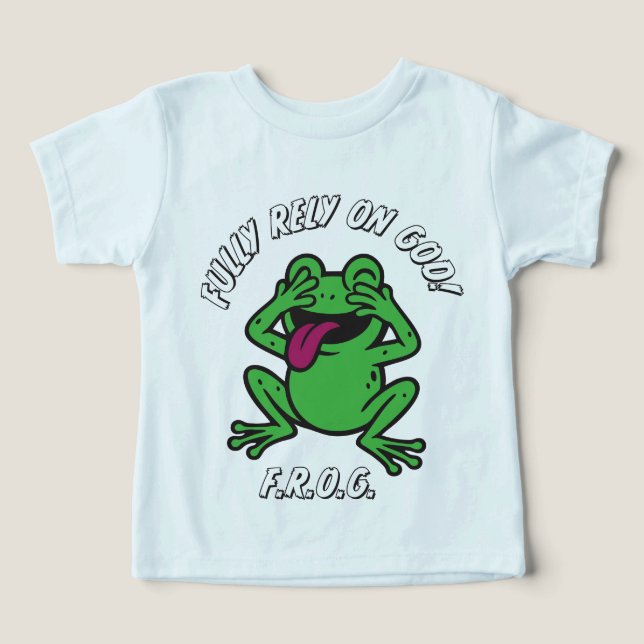Confie plenamente em Deus, F.R.O.G. Toddler (Design frontal)