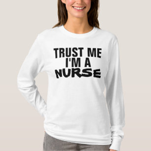 CONFIE que EU mim é camisetas engraçadas DE UMA