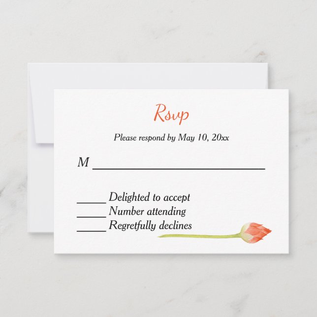 Confirmação de Convite para Casamento Hindu Indian (Frente)