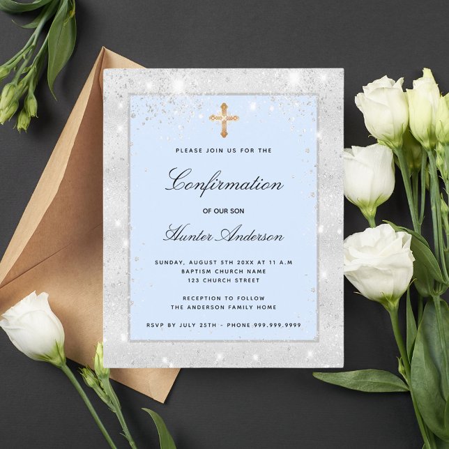 Confirmação do orçamento cruzado de menino brilhan (Criador carregado)