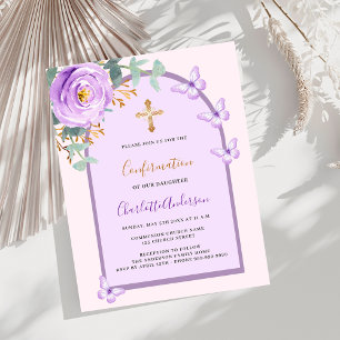 Confirmação do orçamento do arco de borboletas ros