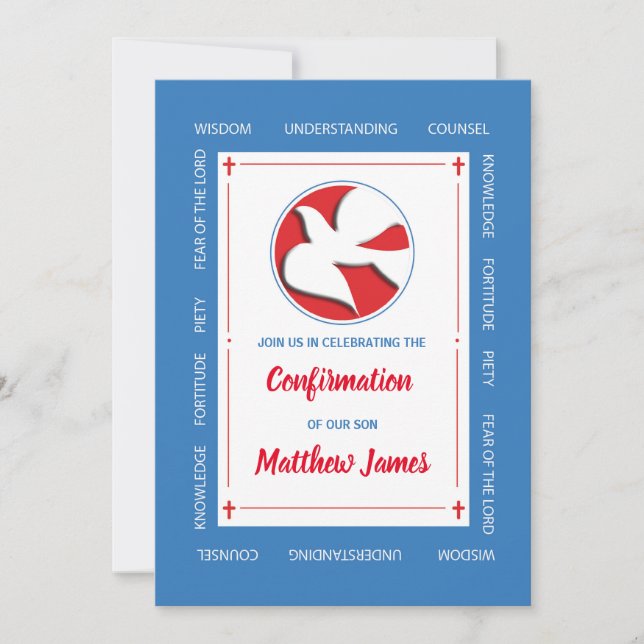 Confirmação do Son Blue com convite à porta (Frente)