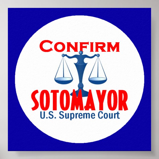 Confirmar Poster de Sotomayor (Frente)