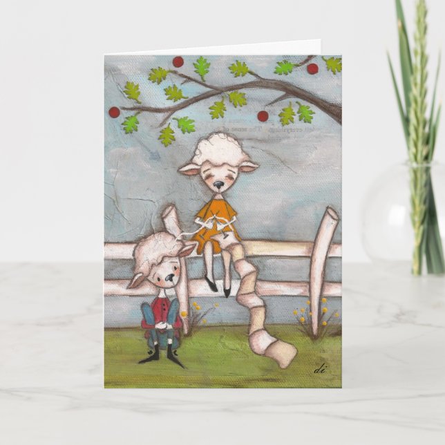 Confortável e Aconchegante - Cartão de Aniversário (Frente)