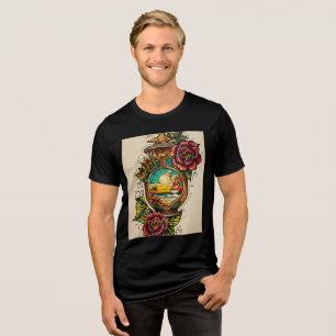 Confortável e Na moda Bella+Canvas Tri-Blend