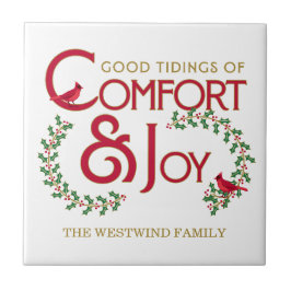 Conforto de Natal tradicional e alegria verde-verm