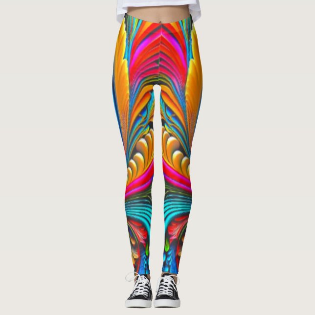conforto elegante leggings personalizadas premium  (Frente)