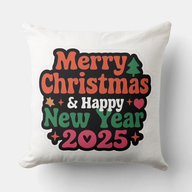Conforto Festivo No Novo Ano De 2025 | Almofadas T (Frente)