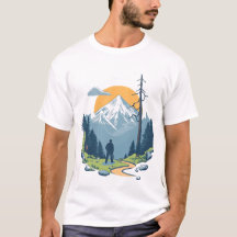 Confronto com as Montanhas – Camiseta Gráfica de A