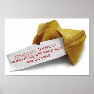Confucius Diga Fortune Cookie poster