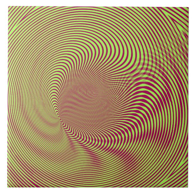 confusing hypnotic swirl lines pattern (Frente)