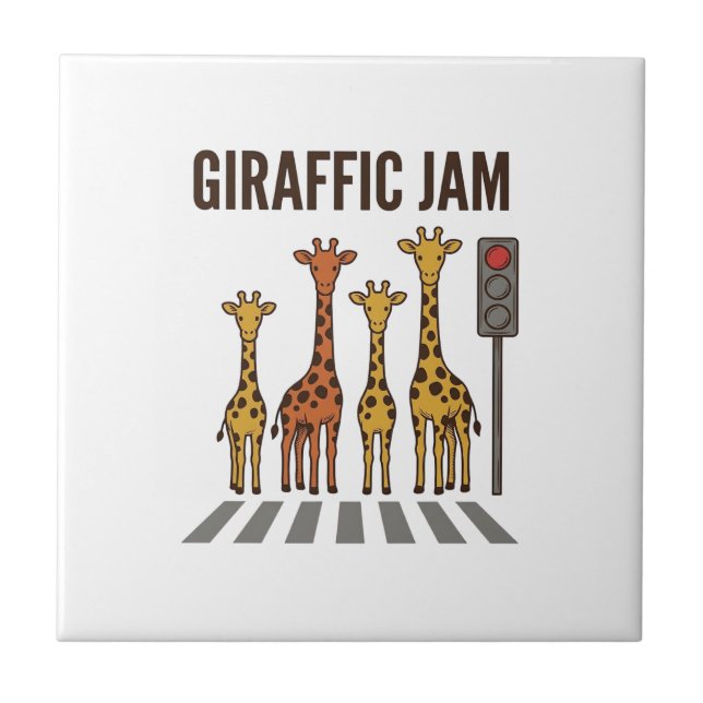 Congestionamento Giraffico Cruzamento de Girafa Di (Frente)