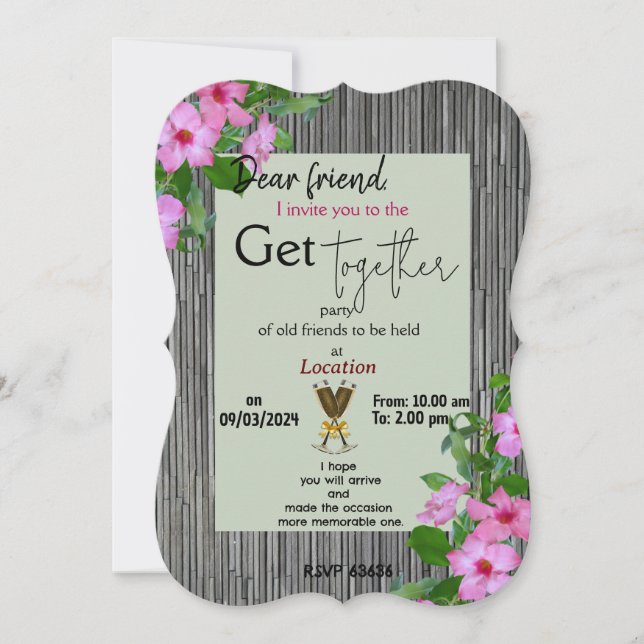 Congregando convite (Frente)