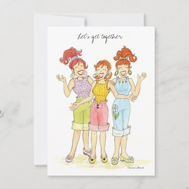 Congregar Bar-B-Q Convite (Frente)