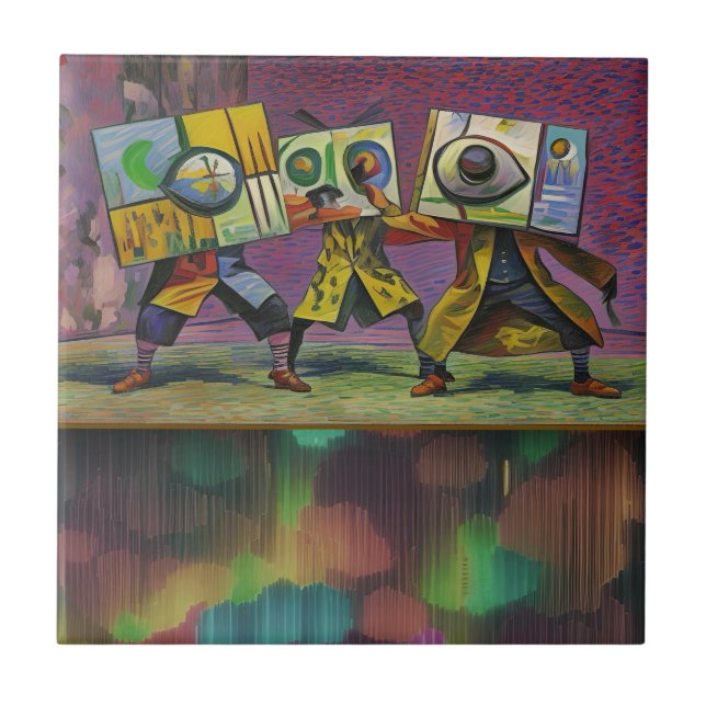 Congregating above (Frente)