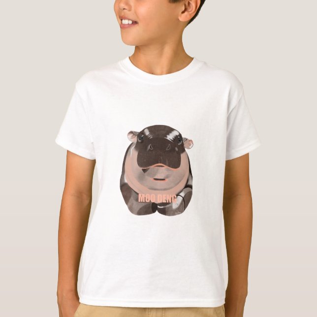 Conheça a camisa do Hippo "Moo Deng" (Frente)