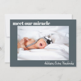 Conheça nosso milagre| Anúncio de nascimento do Ba