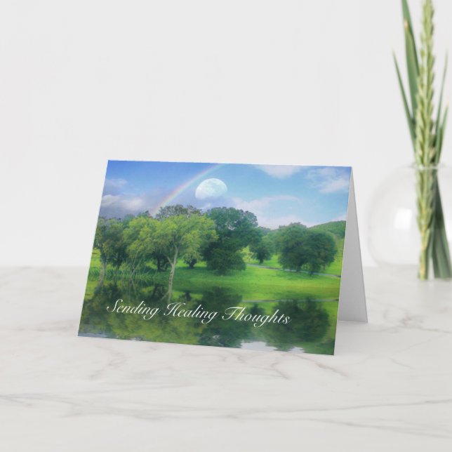 Conheça o cartão de pensamentos (Frente)