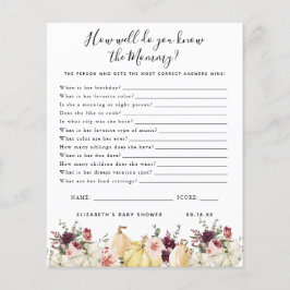 Conhece A Mamãe | Jogo Chá de fraldas