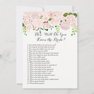 Conhece bem a noiva?