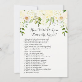 Conhece bem a noiva?