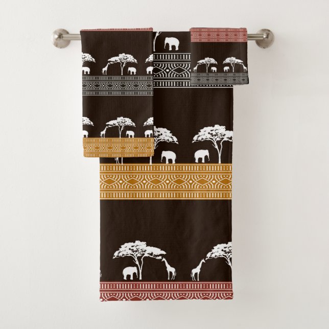 Conjunto Africano Safari Bath Towel (Insitu)