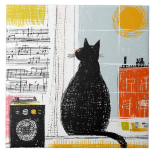 Conjunto ao Vivo Vinyl Black Cat High Rise