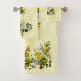 Conjunto bonito de Torre Floral Amarelo