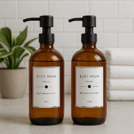 conjunto de 12 etiquetas à prova d'água personaliz