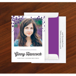 Conjunto de 24 Anúncios de Graduação de Bolhas Col